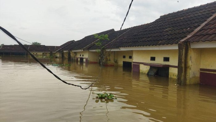 Kondisi banjir di Perumahan Taman Cikande